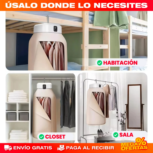SECADOR DE ROPA INTELIGENTE ELECTRICO PORTATIL Pro™