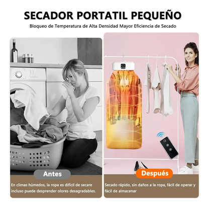 SECADOR DE ROPA INTELIGENTE ELECTRICO PORTATIL Pro™