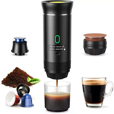 CaféMaster® 3 en 1 Compatible con Nespresso, Dolce Gusto y Café Molido